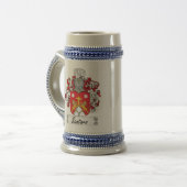 Santoro Familienwappen Bierglas (Vorderseite Links)