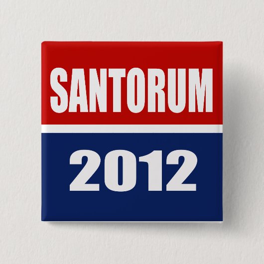 SANTORUM 2012 BUTTON (Vorderseite)