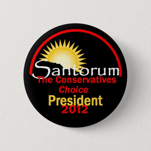 Santorum 2012 button (Vorderseite)