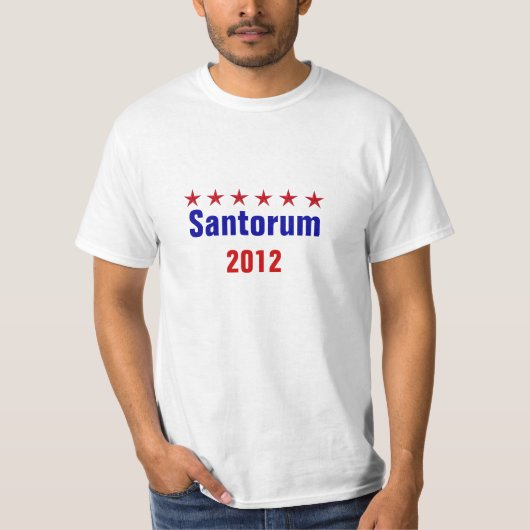 Santorum 2012 T-Shirt (Vorderseite)