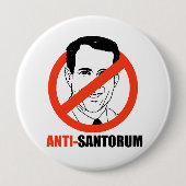 Santorum- Button (Vorderseite)