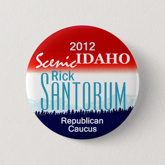 Santorum IDAHO Knopf Button (Vorderseite)