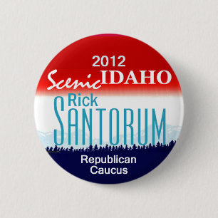 Santorum IDAHO Knopf Button
