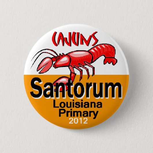 Santorum LOUISIANA Knopf Button (Vorderseite)