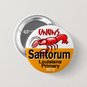 Santorum LOUISIANA Knopf Button (Vorne & Hinten)