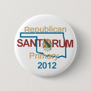 Santorum OKLAHOMA Knopf Button