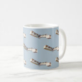 Santos-Dumont 14-Bis-Flugzeug Kaffeetasse (VorderseiteRechts)