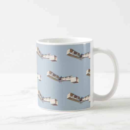 Santos-Dumont 14-Bis-Flugzeug Kaffeetasse (Rechts)