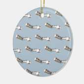 Santos-Dumont 14-Bis-Flugzeug Keramikornament (Links)