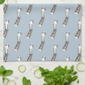 Santos-Dumont 14-Bis-Flugzeug Küchentuch (Gefaltet)