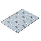 Santos-Dumont 14-Bis-Flugzeug Notizblock (Linke Seite)