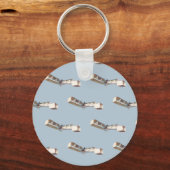 Santos-Dumont 14-Bis-Flugzeug Schlüsselanhänger (Vorderseite)