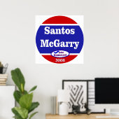Santos McGarry im Jahr 2008 Poster (Heimbüro)
