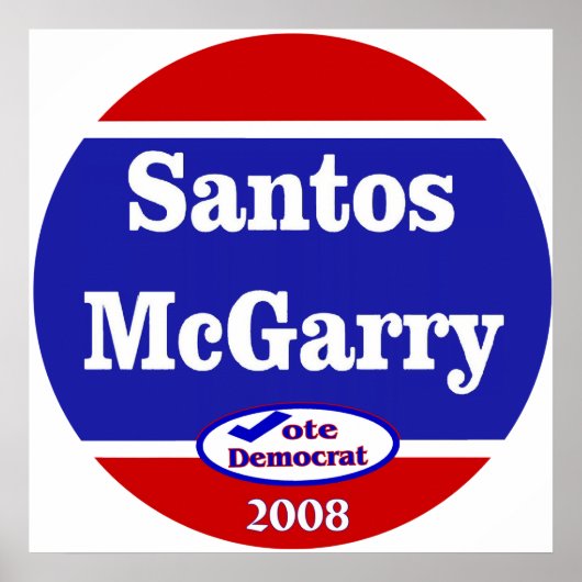 Santos McGarry im Jahr 2008 Poster (Vorne)