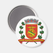 Santos SaoPaulo, Brasilien Magnet (Vorderseite/Rückseite)