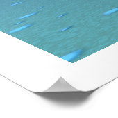 SANTUÄRELLER DRUCK FÜR BLAUWALE POSTER (Ecke)