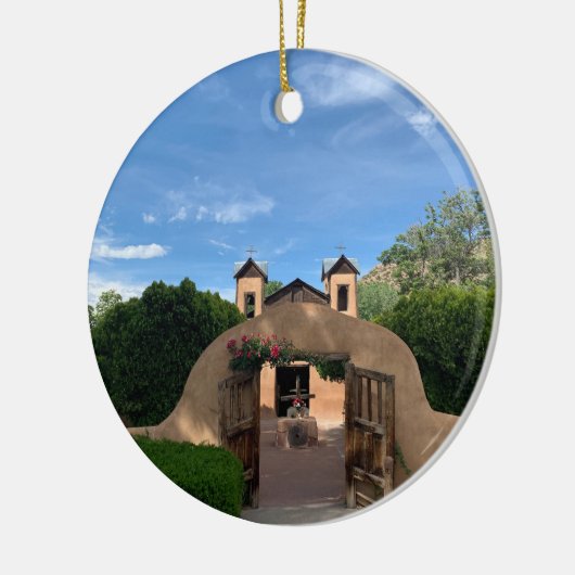 Santuario de Chimayo Kirche Foto katholisch Keramik Ornament (Links)