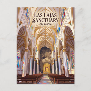 Santuario de Las Lajas Kolumbien Postkarte