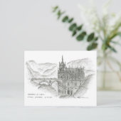 Santuario Las Lajas, Ipiales, Kolumbien Postkarte (Stehend Vorderseite)