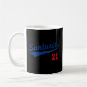 Santurce 21 Puerto Rico Baseball Boricu Kaffeetasse (Links)