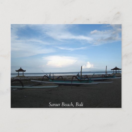 Sanur Beach, Bali Postkarte (Vorderseite)