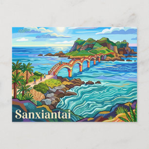 Sanxiantai, Taitung, Taiwan Postkarte
