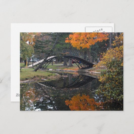 SANY4603 Fall Foliage Postkarte (Vorne/Hinten)