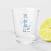 Sanya (三 亚) - CHINA Schnapsglas (Rückseite)