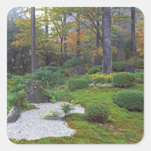 Sanzen-in-Tempel, Ohara, Kyoto, Japan 2 Quadratischer Aufkleber