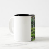 Sanzen-in-Tempel, Ohara, Kyoto, Japan 3 Zweifarbige Tasse (Vorderseite Links)