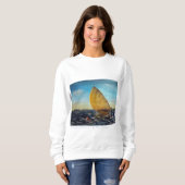 Sanzibars Dhow 4 von 6 Tri-Blend-Shirt Sweatshirt (Vorne ganz)
