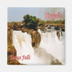 SAO004 TAZUA FALLS, ANGOLA, Afrika, Kühlschrank Magnet