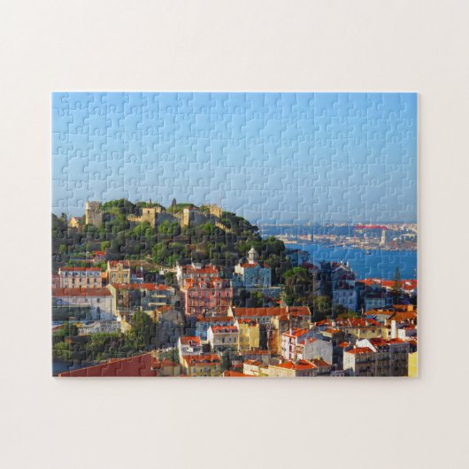 São Jorge Schloss in Lissabon, Portugal Puzzle (Horizontal)