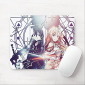 SAO KIRITO ASUNA MOUSEPAD (Mit Mouse)