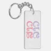 Sao Lao ✿ Lady Lao ✿ Laos / laotische Sprache Schlüsselanhänger (Vorderseite links)