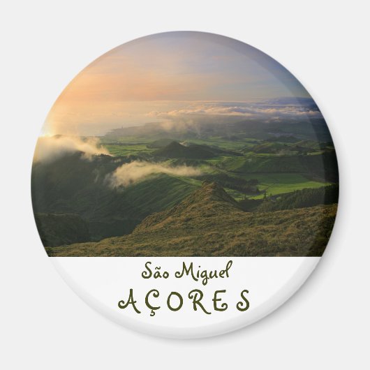 Sao Miguel, Azoren Magnet (Vorne)