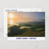 Sao Miguel, Azoren Postkarte (Vorne/Hinten)