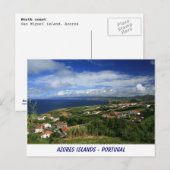 Sao Miguel, Azoren Postkarte (Vorne/Hinten)