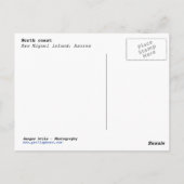 Sao Miguel, Azoren Postkarte (Rückseite)