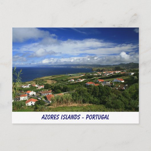 Sao Miguel, Azoren Postkarte (Vorderseite)