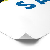 Sao Miguel Azores Travel Poster Wall Art (Ecke)