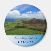 Sao Miguel green Magnet (Vorne)