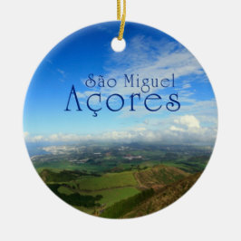 Sao-Miguel-Insel Azoren Keramik Ornament