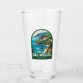 Sao Miguel Island Portugal Glas (Vorderseite)