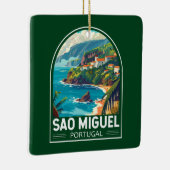 Sao Miguel Island Portugal Keramikornament (Rechts)