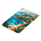 Sao Miguel Island Portugal Magnet (Linke Seite)