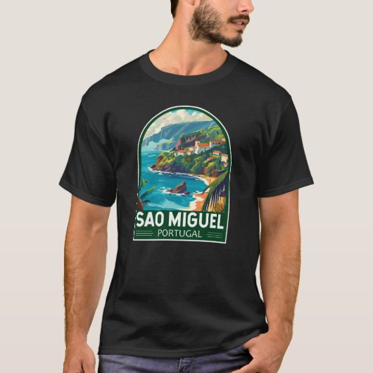 Sao Miguel Island Portugal T-Shirt (Vorderseite)