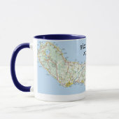 Sao Miguel* Karten-Kaffee-Tasse Tasse (Links)