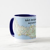 Sao Miguel* Karten-Kaffee-Tasse Tasse (Vorderseite Links)