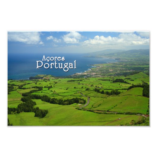 Sao Miguel Landschaft Fotodruck (Vorne)